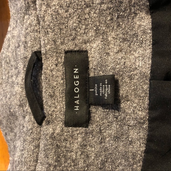 Heather grey coat by Halogen - Picture 5 of 6